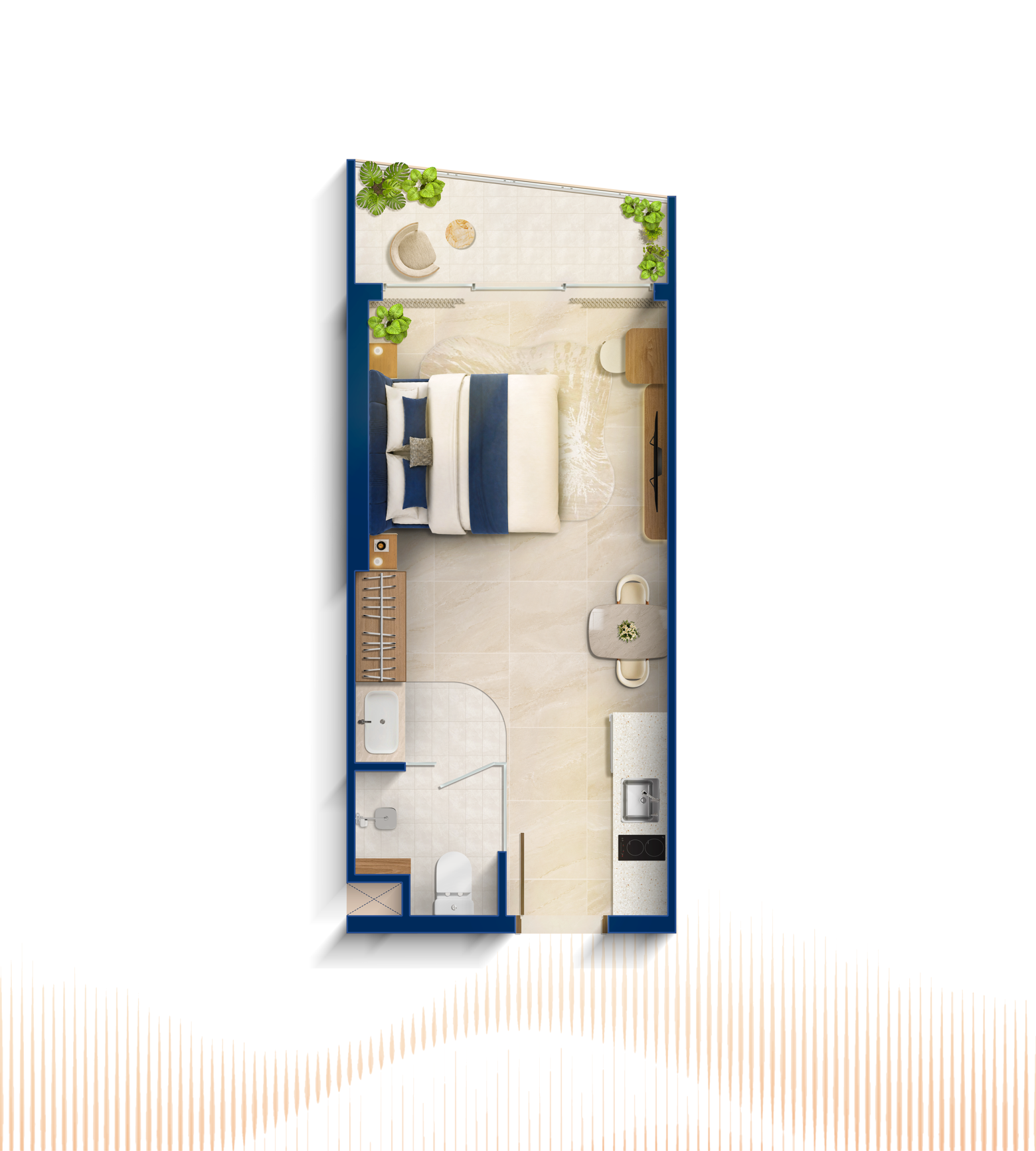 Bản vẽ tham khảo Studio Blue 1